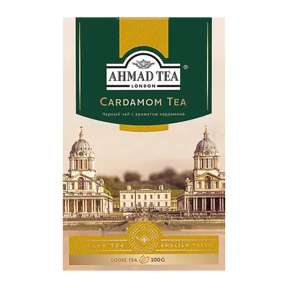 Изображение товара Чай черный Ahmad Tea с ароматом кардамона 100г