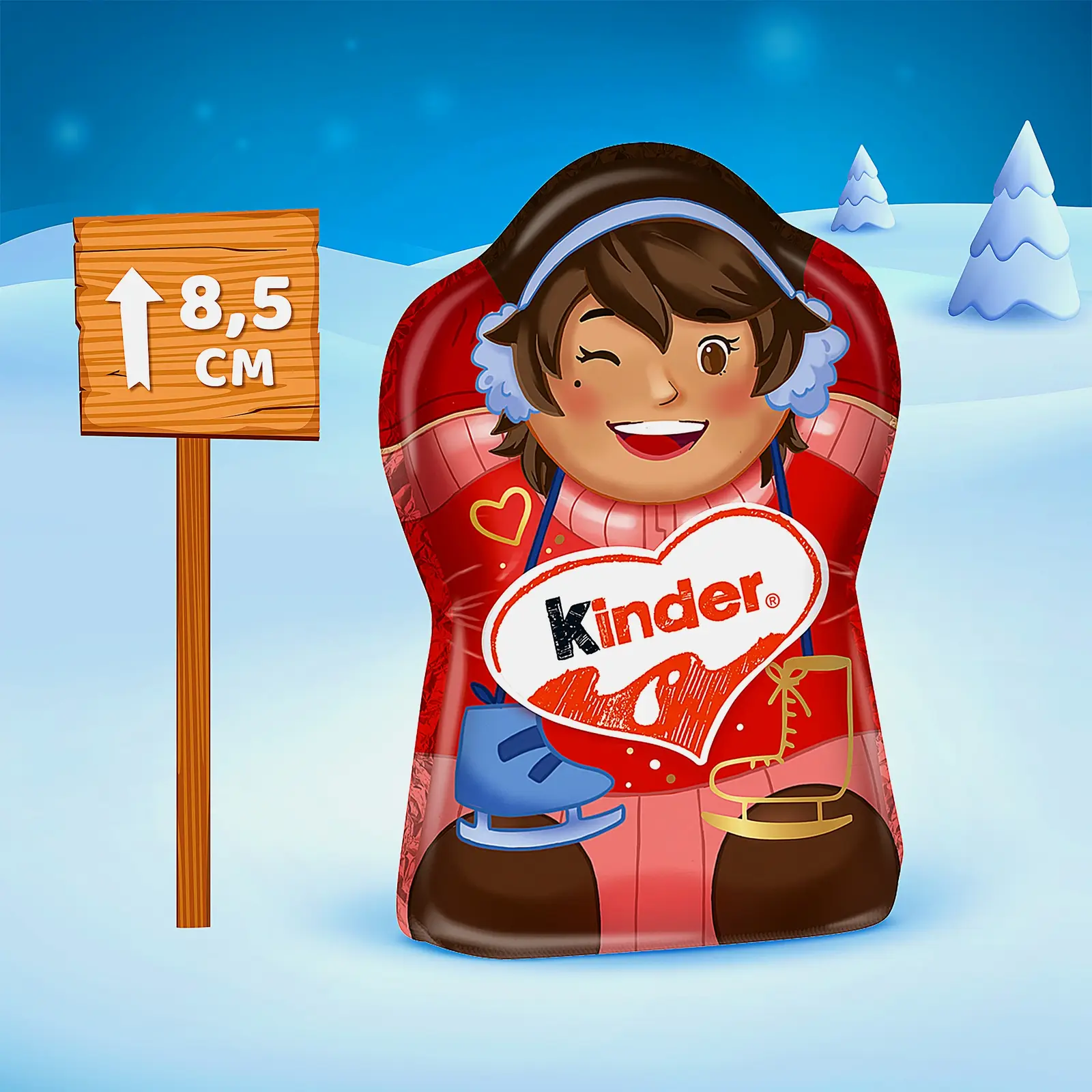 Шоколад молочный фигурный новогодний Kinder 35г в ассортименте - фото 5 Шоколад молочный фигурный новогодний Kinder 35г в ассортименте - фото 5