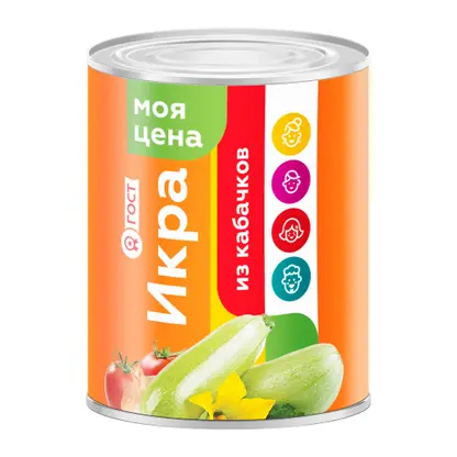 Изображение товара Икра Моя цена кабачковая 360г