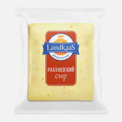Сыр Голландский Landkaas 45% весовой