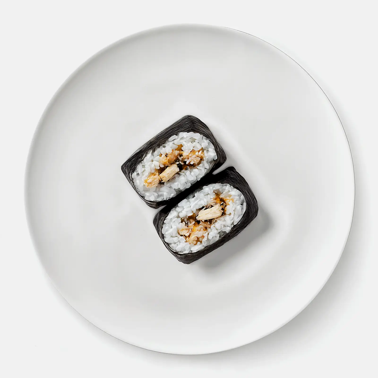 Изображение товара Онгири с угрём 110г японская закуска в нори с соусом терияки и начинкой