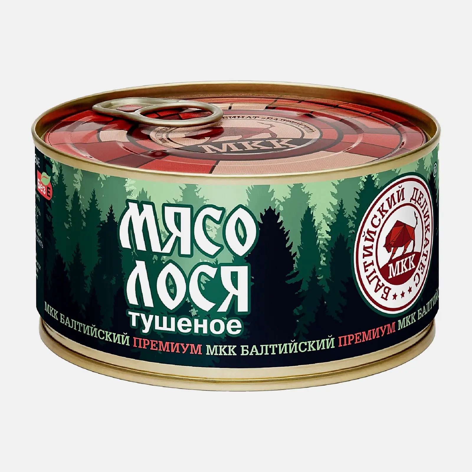 Изображение товара Мясо лося Балтийский деликатес тушеное 325г