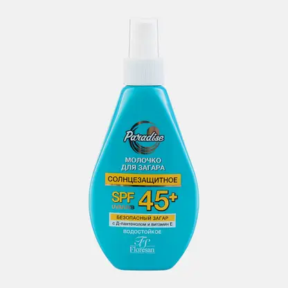 Молочко для загара Floresan Пальмовый рай солнцезащитное SPF45+ 160мл