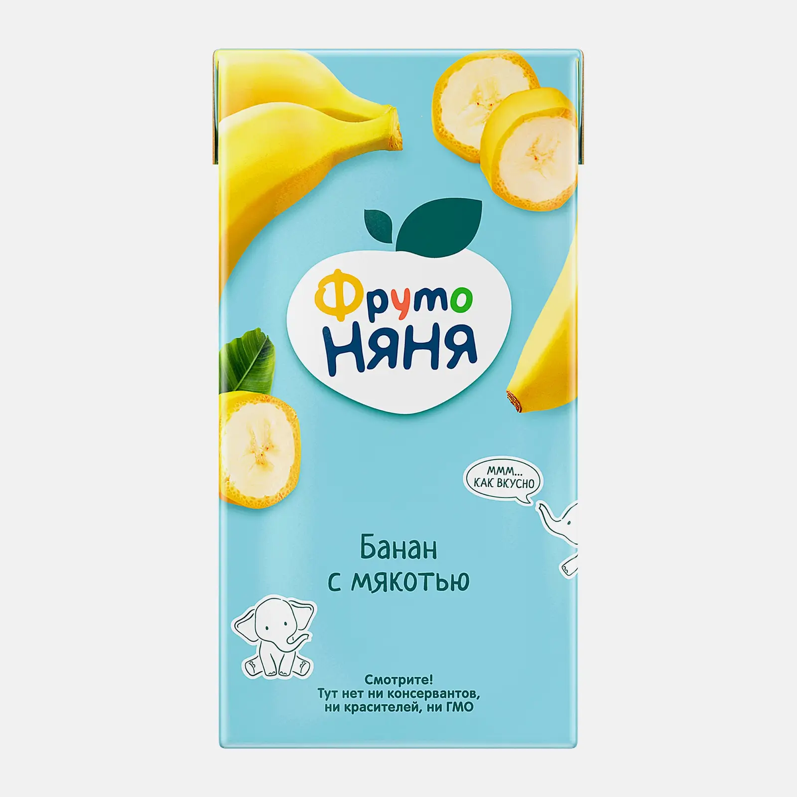 Изображение товара Нектар Фрутоняня Банан с мякотью 500мл натуральный для детей