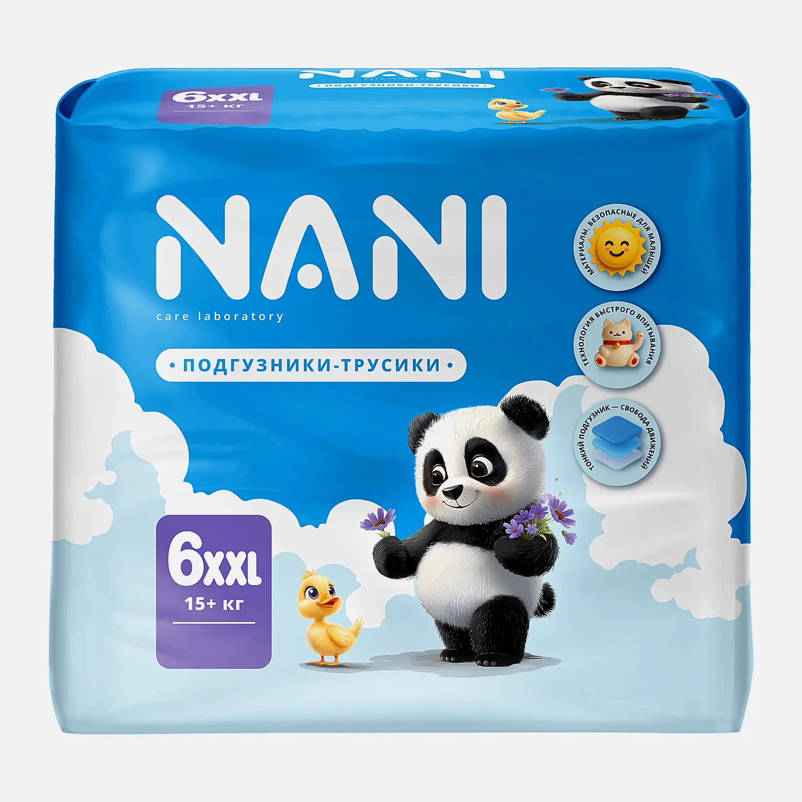 Подгузники-трусики Nani р.6XXL 15+ кг 32шт Подгузники-трусики Nani р.6XXL 15+ кг 32шт