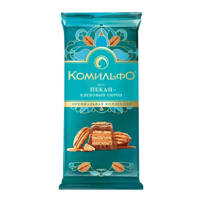 Изображение товара Шоколад со вкусом пекана и кленового сиропа Комильфо 102г
