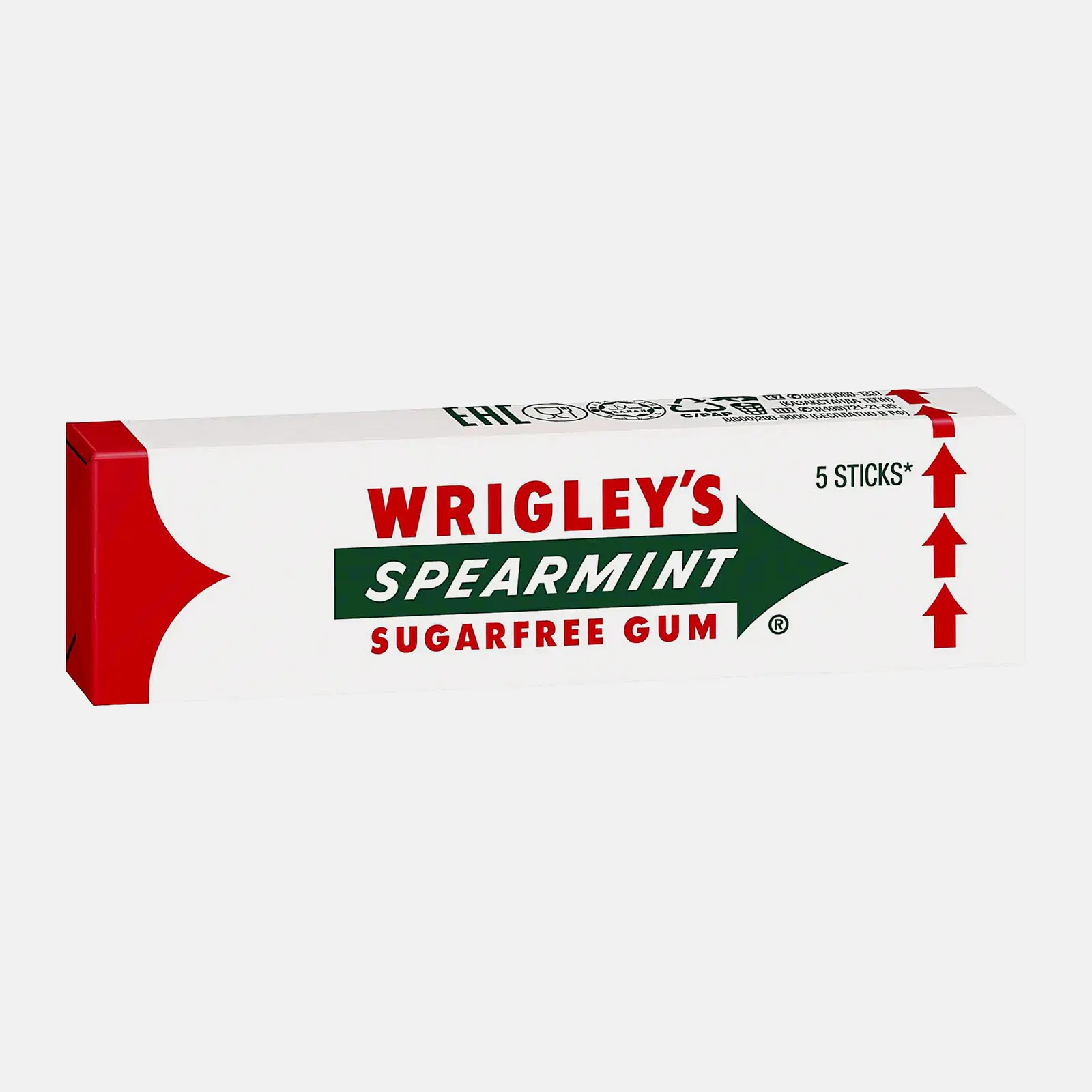 Жевательная резинка со вкусом мяты без сахара Wrigley's Spearmint 13г