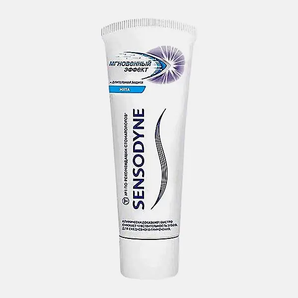 Зубная паста Sensodyne Мгновенный Эффект для чувствительных зубов с фтором 75мл - фото 5 Зубная паста Sensodyne Мгновенный Эффект для чувствительных зубов с фтором 75мл - фото 5