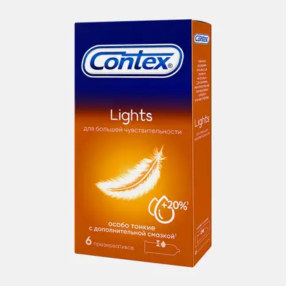 Презервативы Contex Lights 6шт
