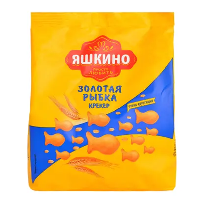 Изображение товара Крекер Золотая рыбка Яшкино 180г