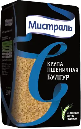 Изображение товара Крупа пшеничная Мистраль Булгур 500г