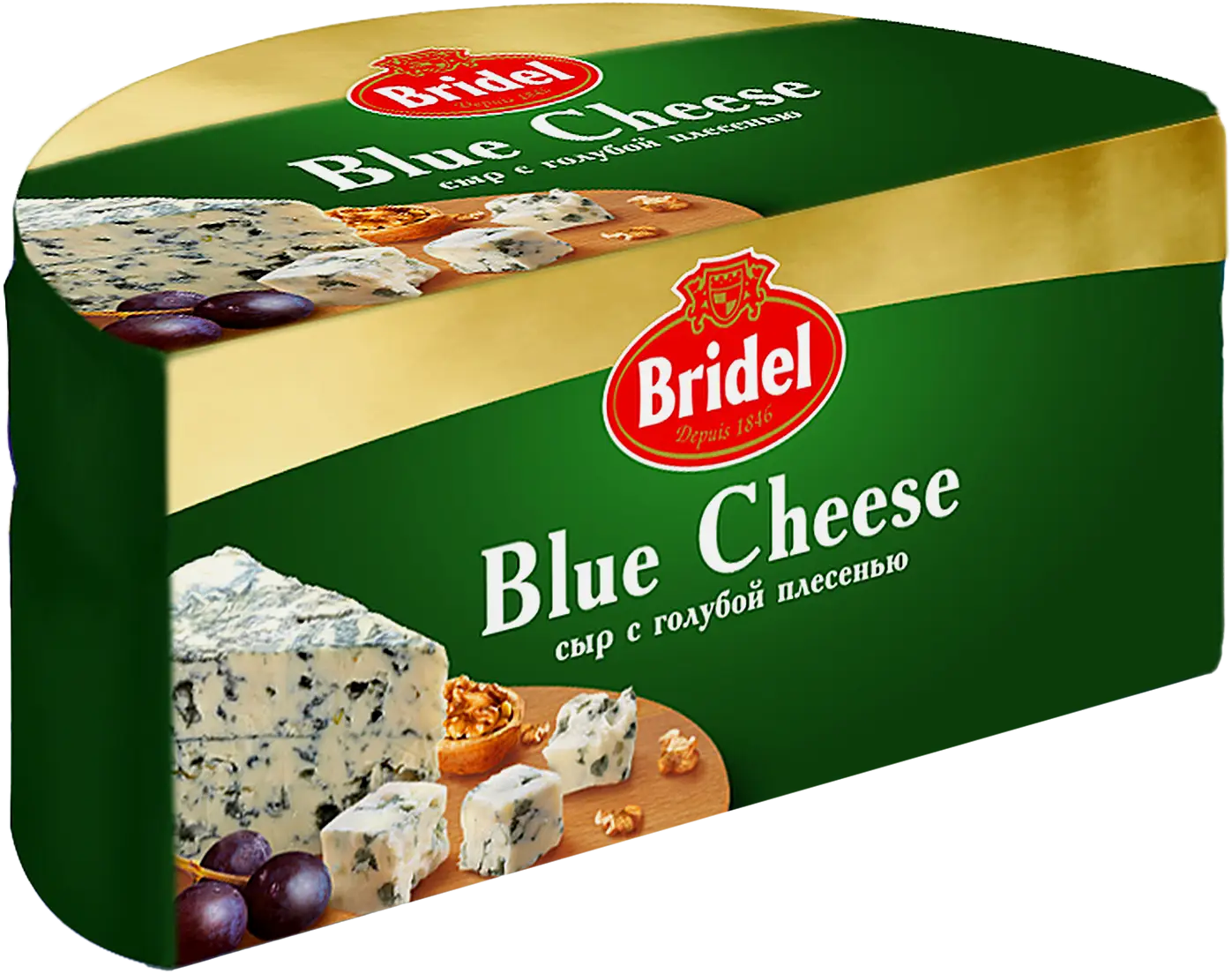 Сыр Bridel Blue Cheese с голубой плесенью 51% весовой - фото 2 Сыр Bridel Blue Cheese с голубой плесенью 51% весовой - фото 2