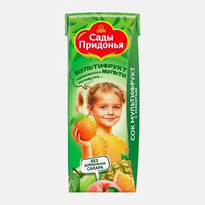 Сок Сады Придонья Мультифрукт 200мл
