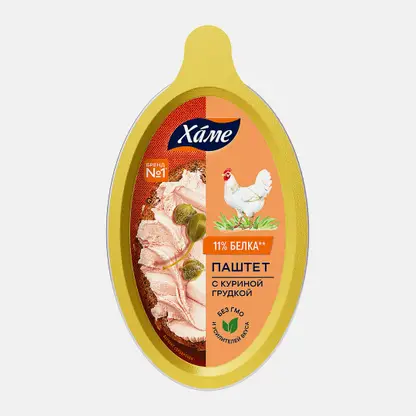 Паштет с куриной грудкой Хаме 105г