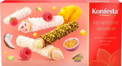 Изображение товара Конфеты глазированные с начинками ассорти Konfesta 150г