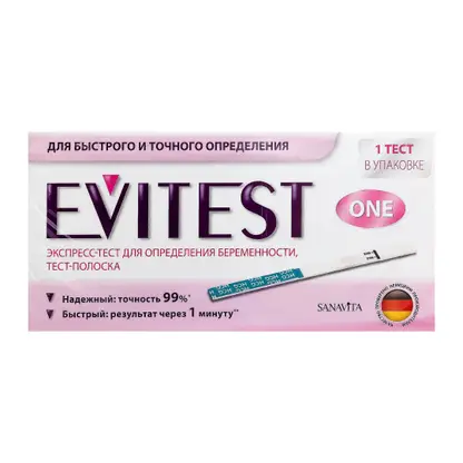 Изображение товара Тест для определения беременности Evitest 1шт