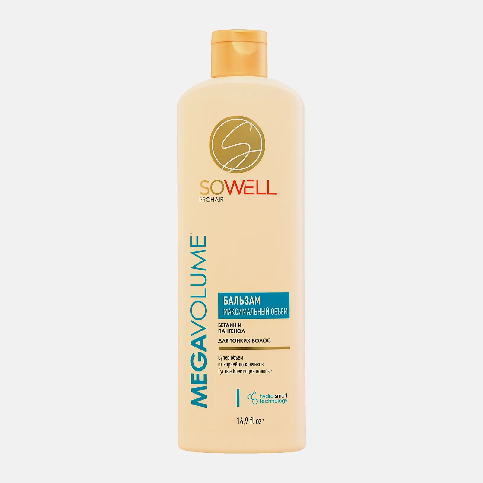 Женский бальзам для волос профессиональный Sowell Mega Volume 500мл