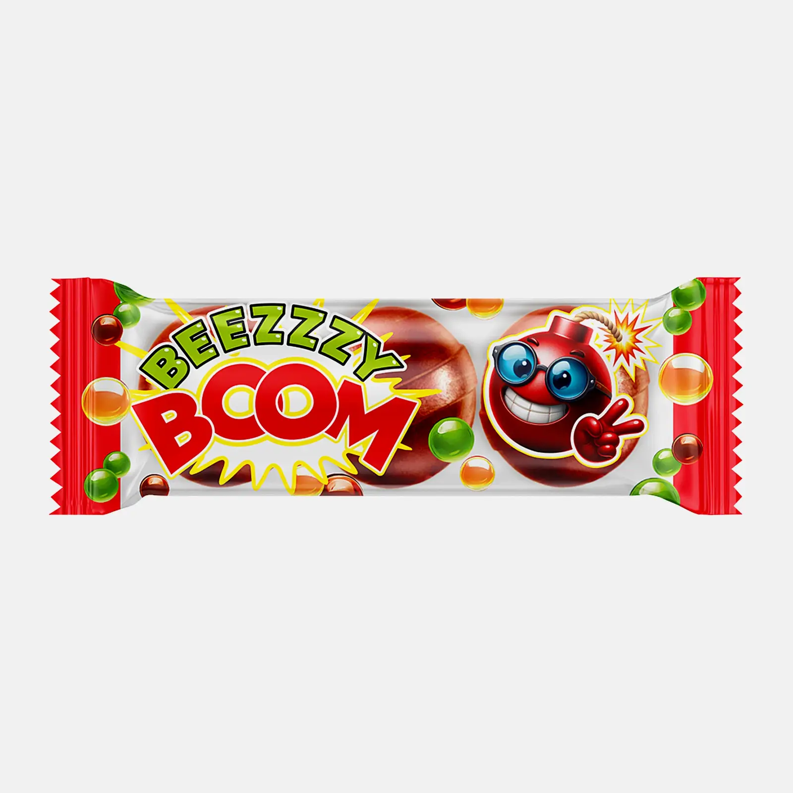 Конфеты Beezzzy Boom карамель с шипучкой ассорти