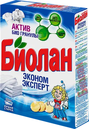 Стиральный порошок Биолан Актив Эконом эксперт 350г