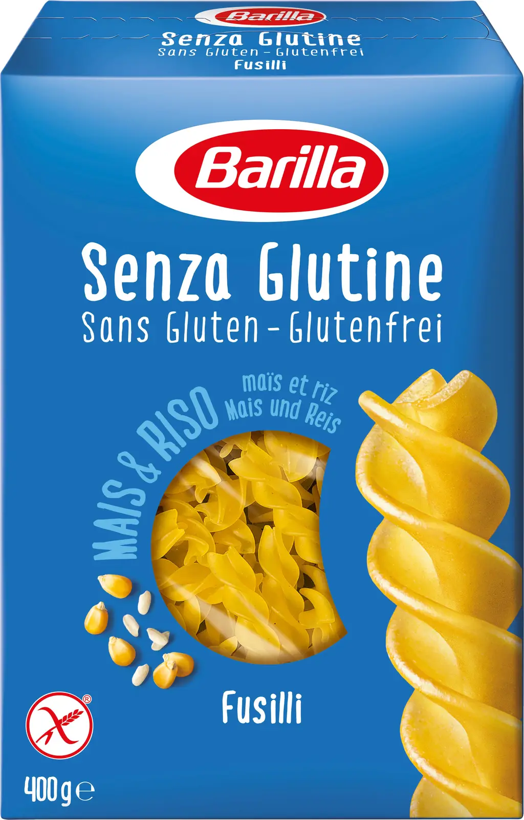 Макароны Barilla Gluten Free Фузилли спиральки без глютена 400г -  Магнит-Продукты