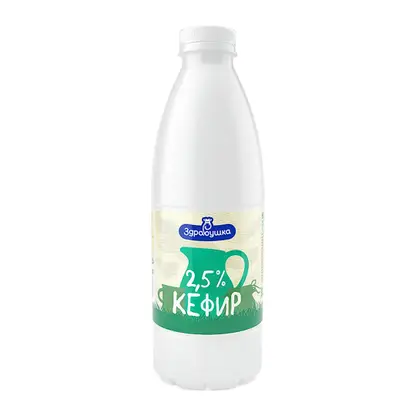 Изображение товара Кефир Здравушка 2.5% 930г