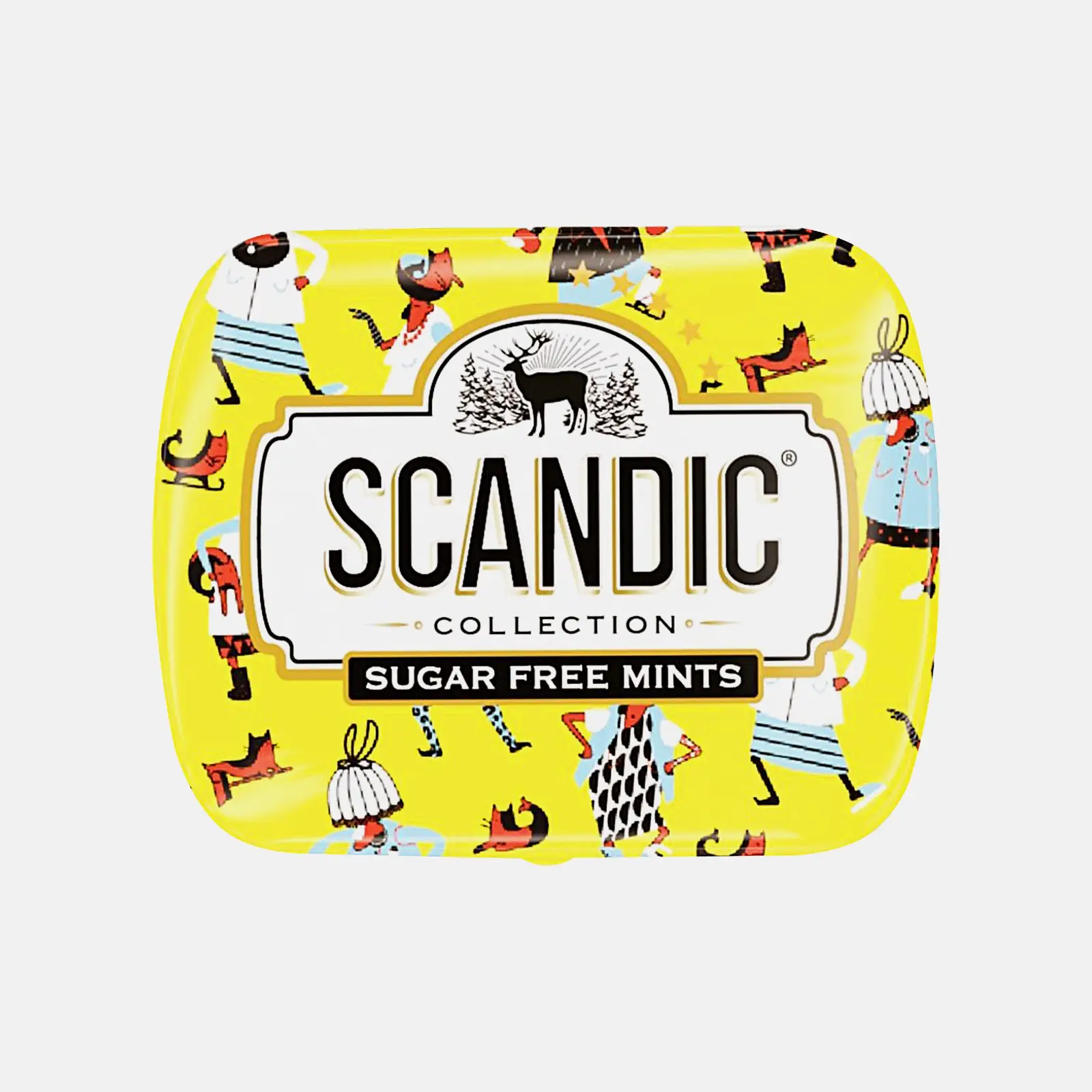 Драже Scandic без сахара со вкусом клубники 14г