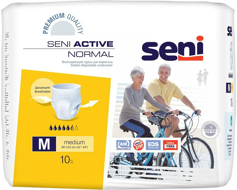 Трусы Seni Active Normal впитывающие M 10шт