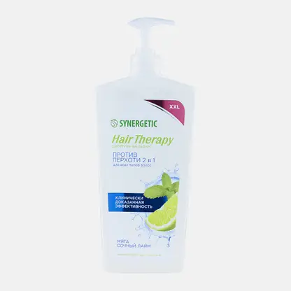 Шампунь-бальзам для волос Synergetic 2в1 Hair Therapy против перхоти 900мл