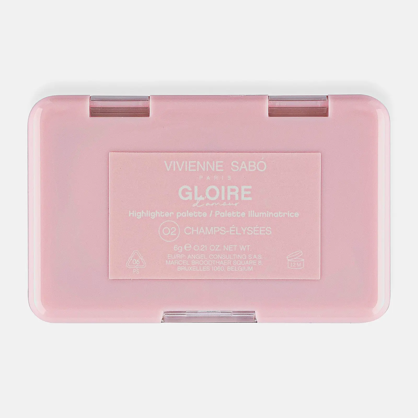 Палетка хайлайтеров Vivienne Sabo Gloire damour 02 