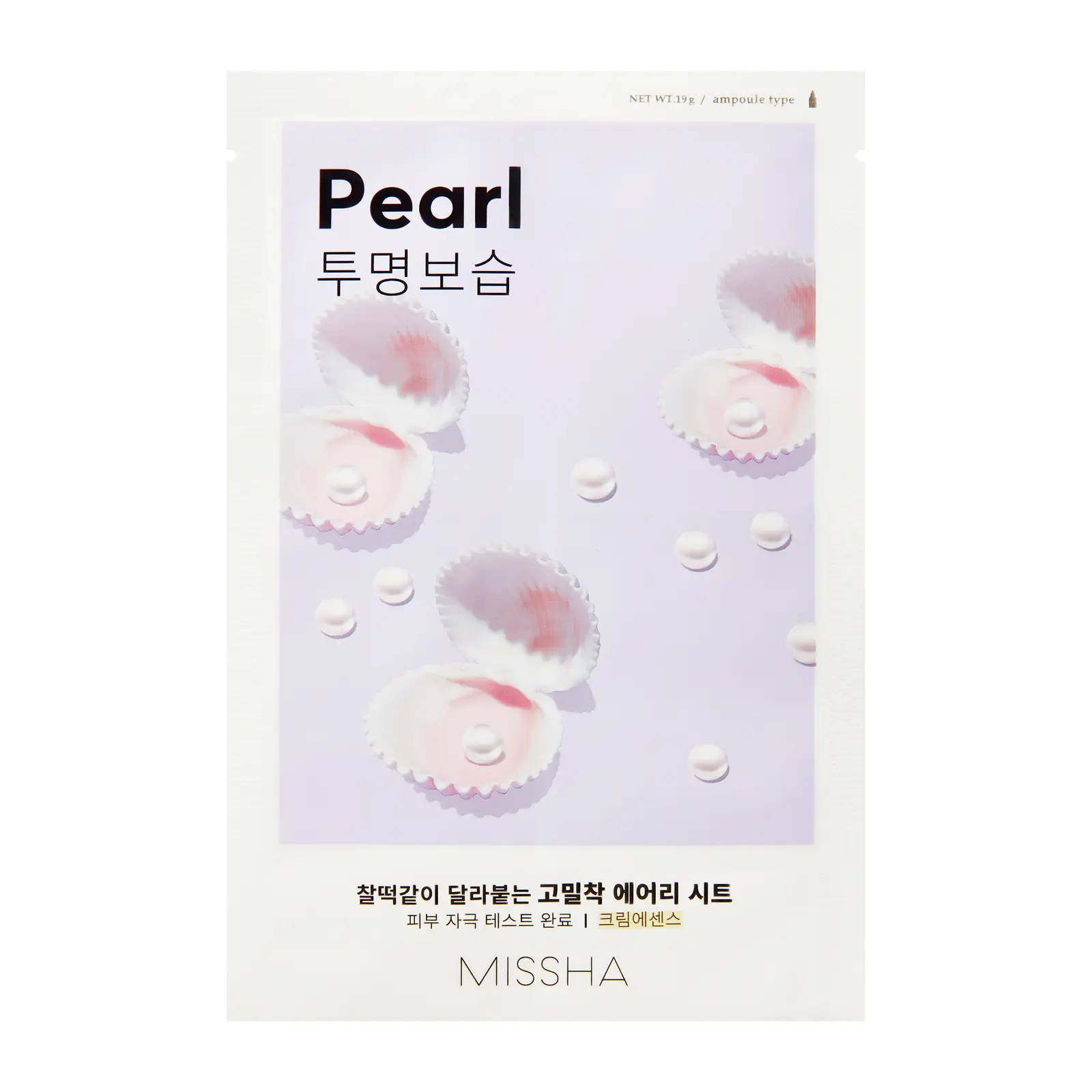 Маска для лица Missha с экстрактом жемчуга 19г 1шт
