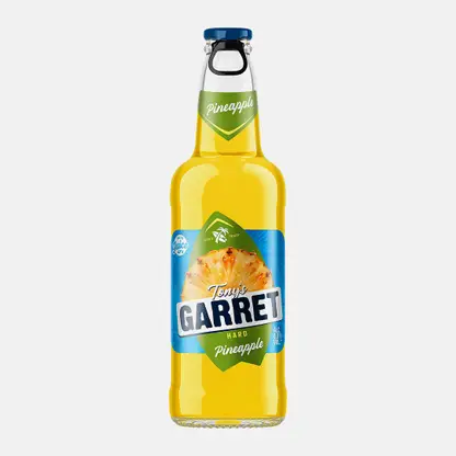 Пивной напиток Tonys Garret Hard Pineapple пастеризованный 6% 400мл
