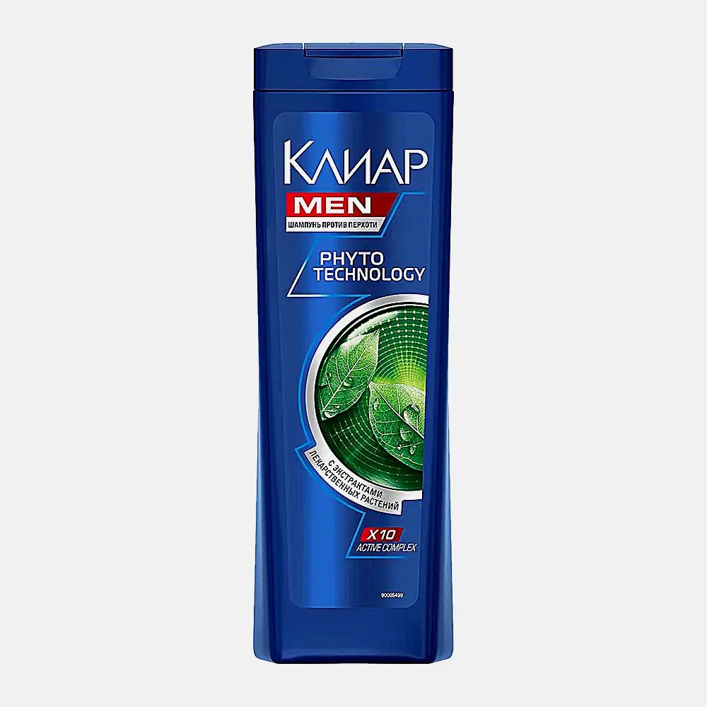 Шампунь для волос против перхоти Клиар Men Phytotechnology 400мл