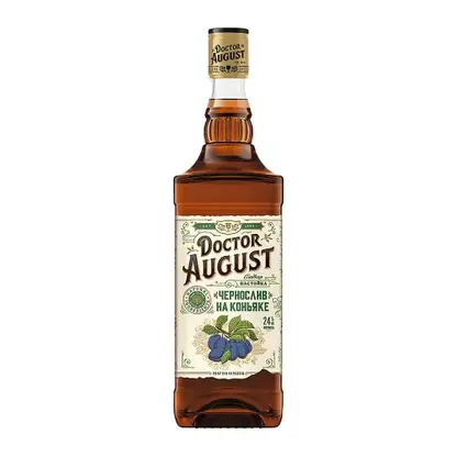 Настойка сладкая Doctor August Чернослив на коньяке 19% 500мл