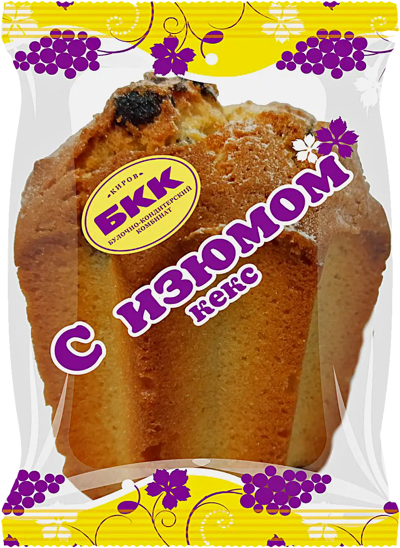 Кекс с изюмом БКК 100г