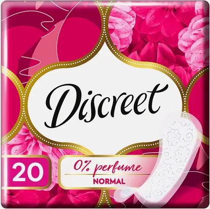Прокладки Discreet Normal ежеденевные без запаха 20шт