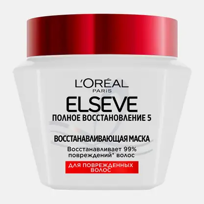 Маска для волос L’Oréal Paris Elseve Полное восстановление 5 восстанавливающая для поврежденных волос 300мл