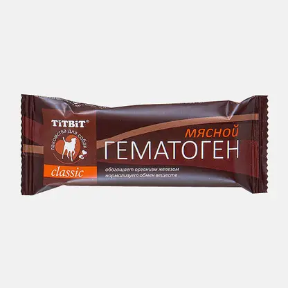 Лакомство для собак гематоген мясной Titbit Classic 35г