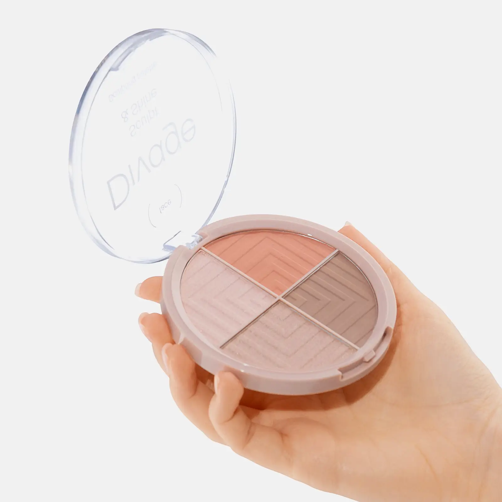 Палетка для лица Divage Sculpt&Shine Скульптурирующая - фото 3 Палетка для лица Divage Sculpt&Shine Скульптурирующая - фото 3