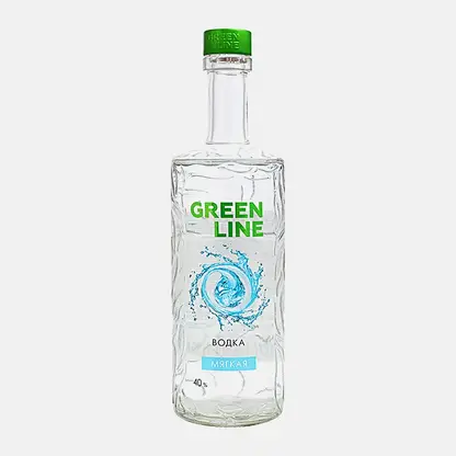 Водка Green Line Бульбашъ Мягкая 40% 500мл