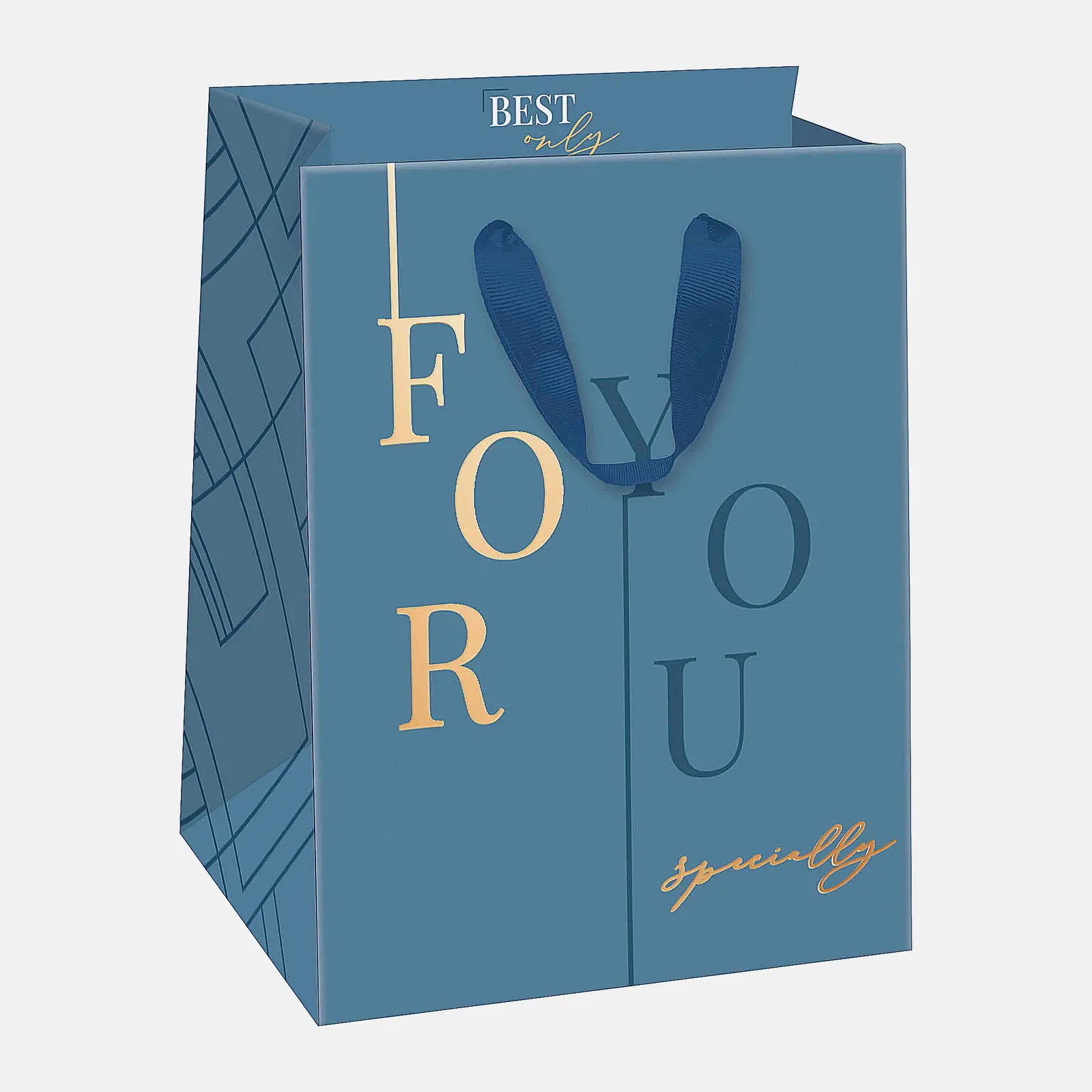 Пакет Пакетико подарочный матовая ламинация с тиснением SMT ПДЛ М 14*19см в ассортименте