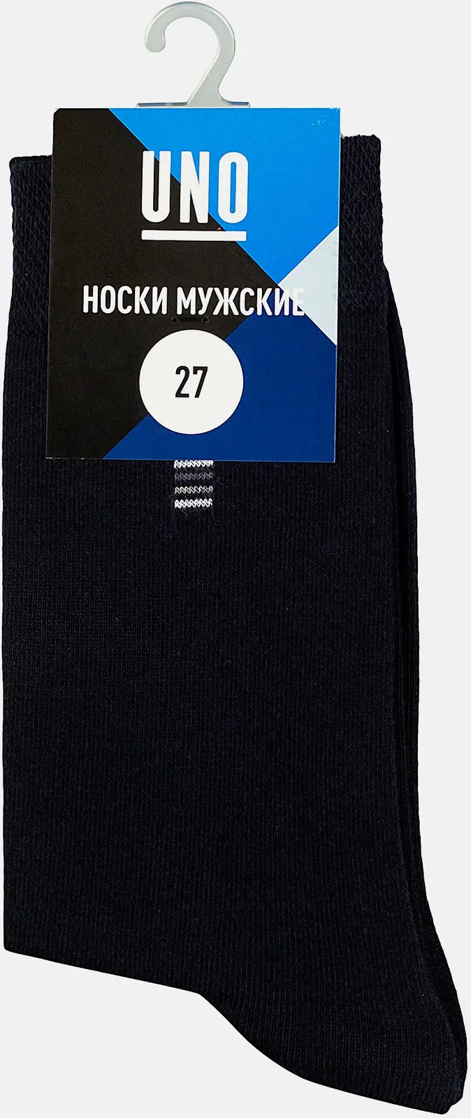 Изображение товара Мужские носки Uno р 27 (41-43), классические однотонные, хлопок