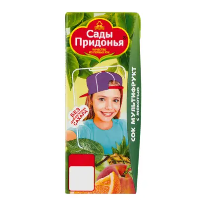 Изображение товара Сок Сады Придонья Мультифрукт 200мл
