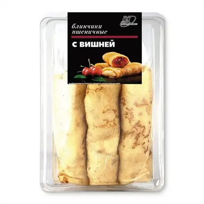 Изображение товара Блинчики пшеничные с вишней 210г