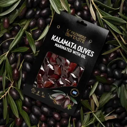 Изображение товара Оливки Каламата с травами Premiere of Taste 150г
