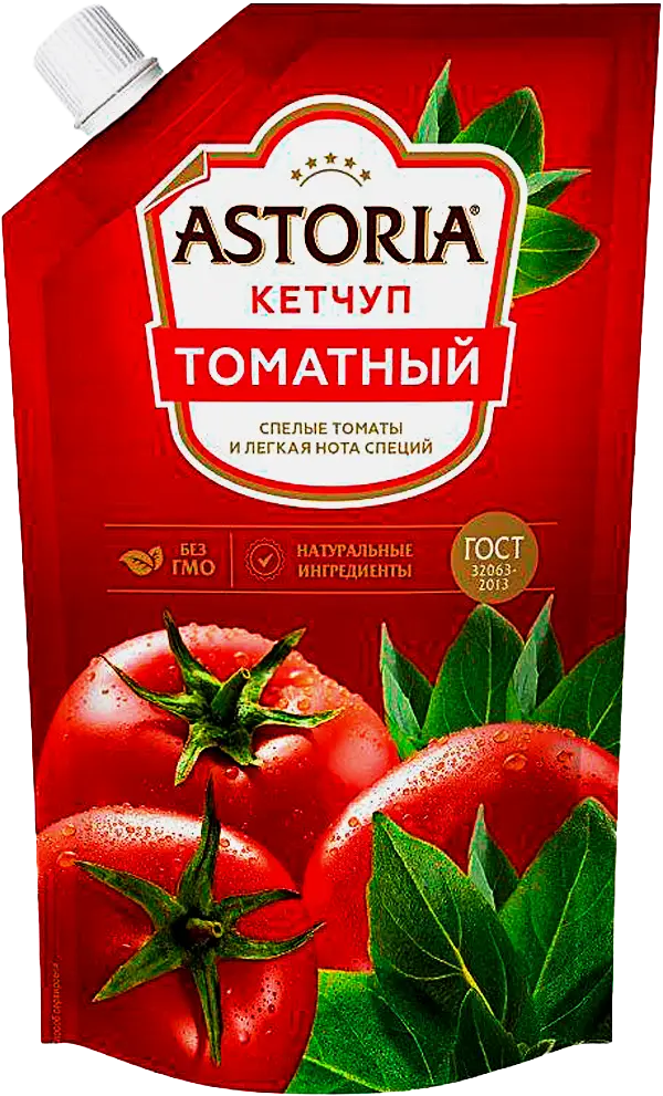 Изображение товара Кетчуп Astoria томатный 200 г натуральный соус для блюд и закусок