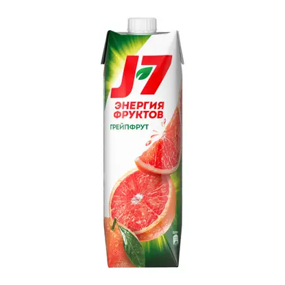 Изображение товара Нектар J7 с мякотью грейпфрутовый 0.97л