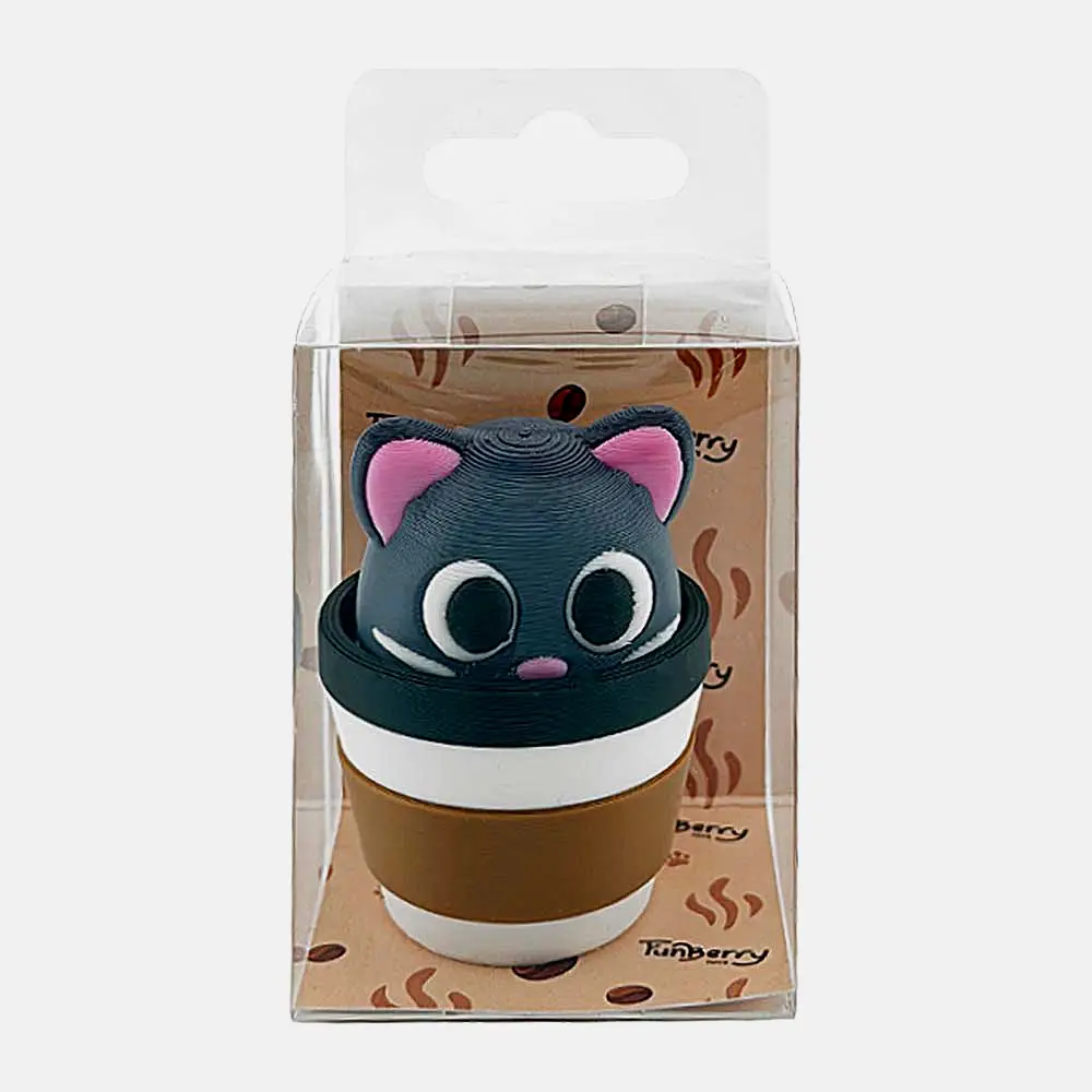 3D фигурка кликер Кофейные котики Funberry Toys в ассортименте - фото 11