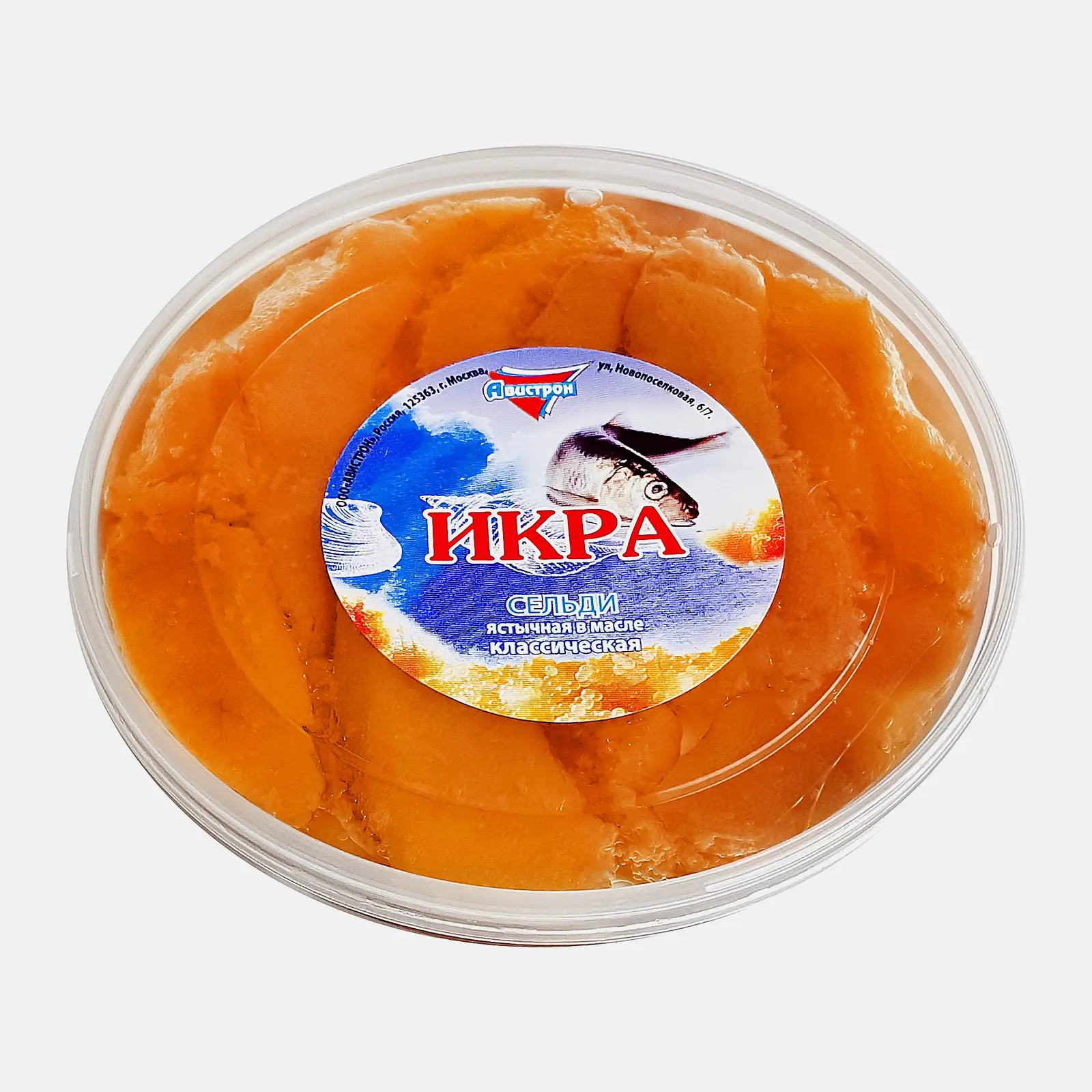 Изображение товара Икра сельди Авистрон в масле классическая 180г