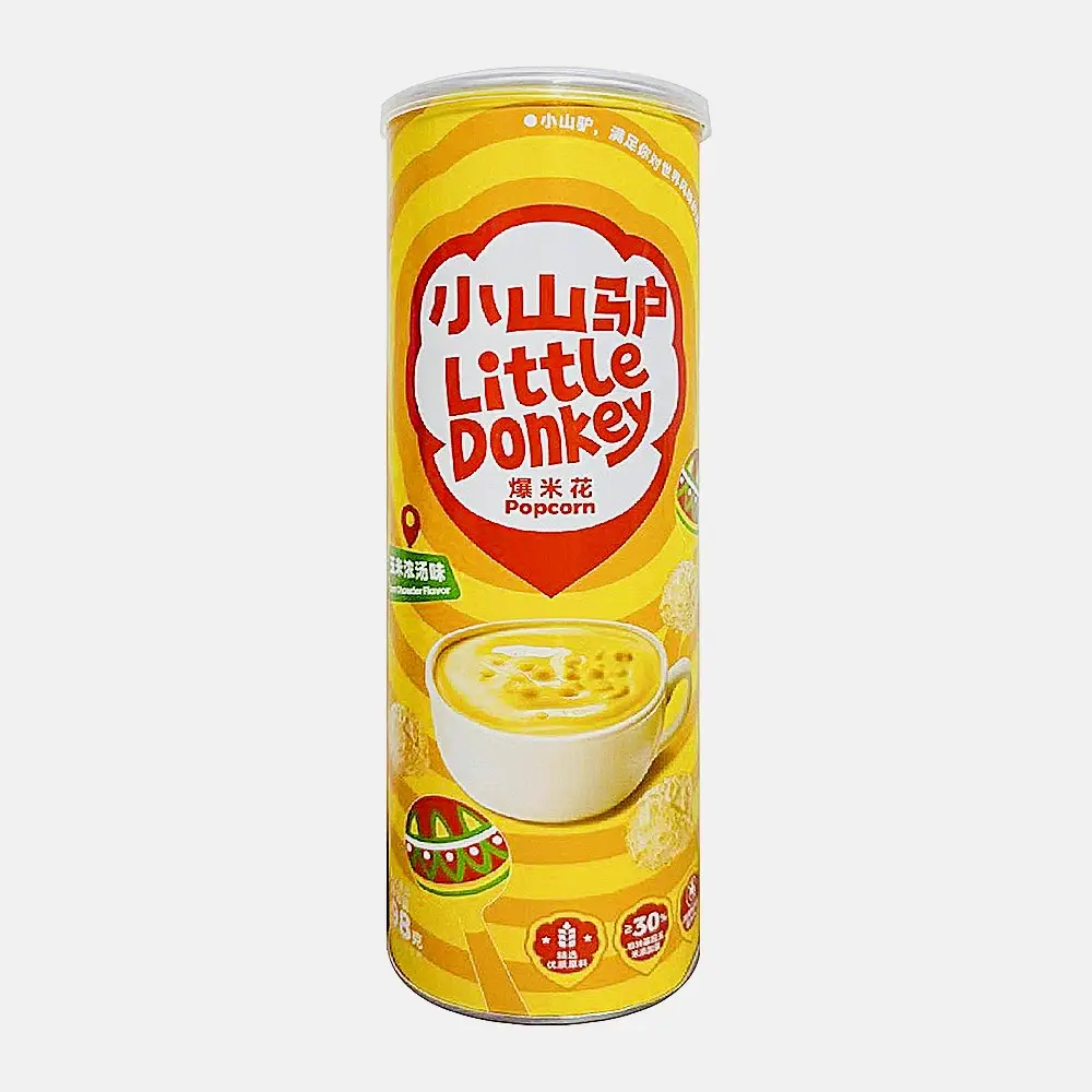 Попкорн со вкусом Кукурузная похлебка Little Donkey 98г