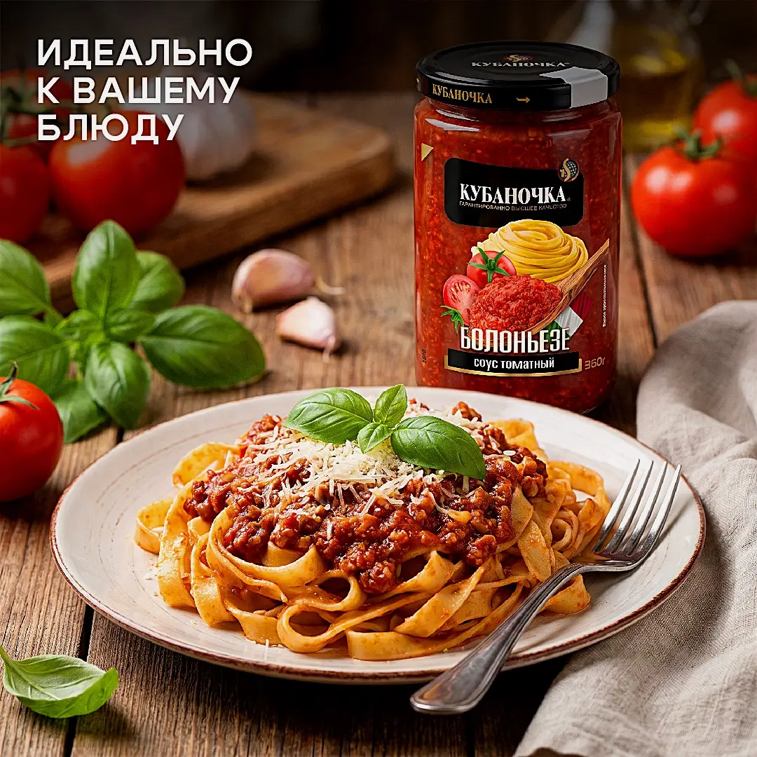 Томатный соус Болоньезе Кубаночка 360г - фото 4